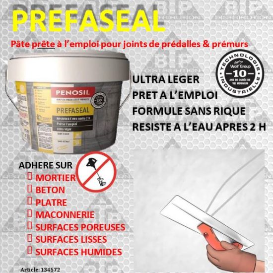 Prefaseal, pâte prête à l'emploi